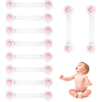 Los mejores  - 10 Pcs Ceradura de seguridad para Niños- Cerradura bidireccional de seguridad- Material PP más seguro- antioxidante…